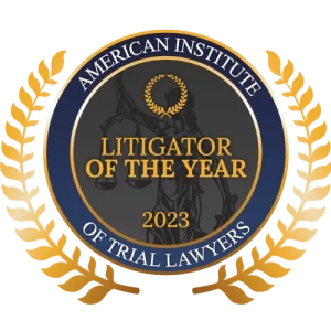 The Law Office of David M Kennedy, Awarded Litigator of the Year
